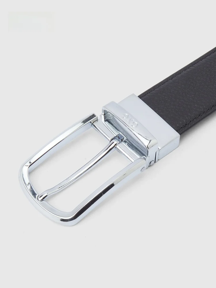 business-casual-double-sided-men's-leather-belt-rotatable-buckle-commute-simple-style-alloy-clasp-waist-belt-for-all-ages