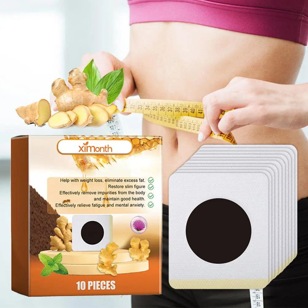 Bee Lymph Patch Weight Loss Patch Fast Burning Fat Detoxification Detumescence Expectorant Defecation Patch Body Care