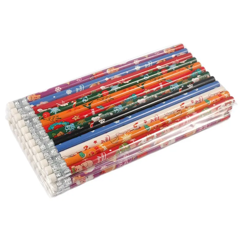 36PCS Weihnachten Urlaub HB Holz Bleistift Schreiben, Zeichnen, Skizze Bleistift Weihnachten Urlaub Geschenk