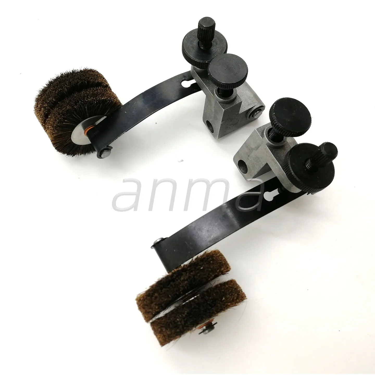 1 Pair Komori Double Row Hair Paper Wheel Printing Pressing Wheel Paper Hole 8mm Roller Assembly