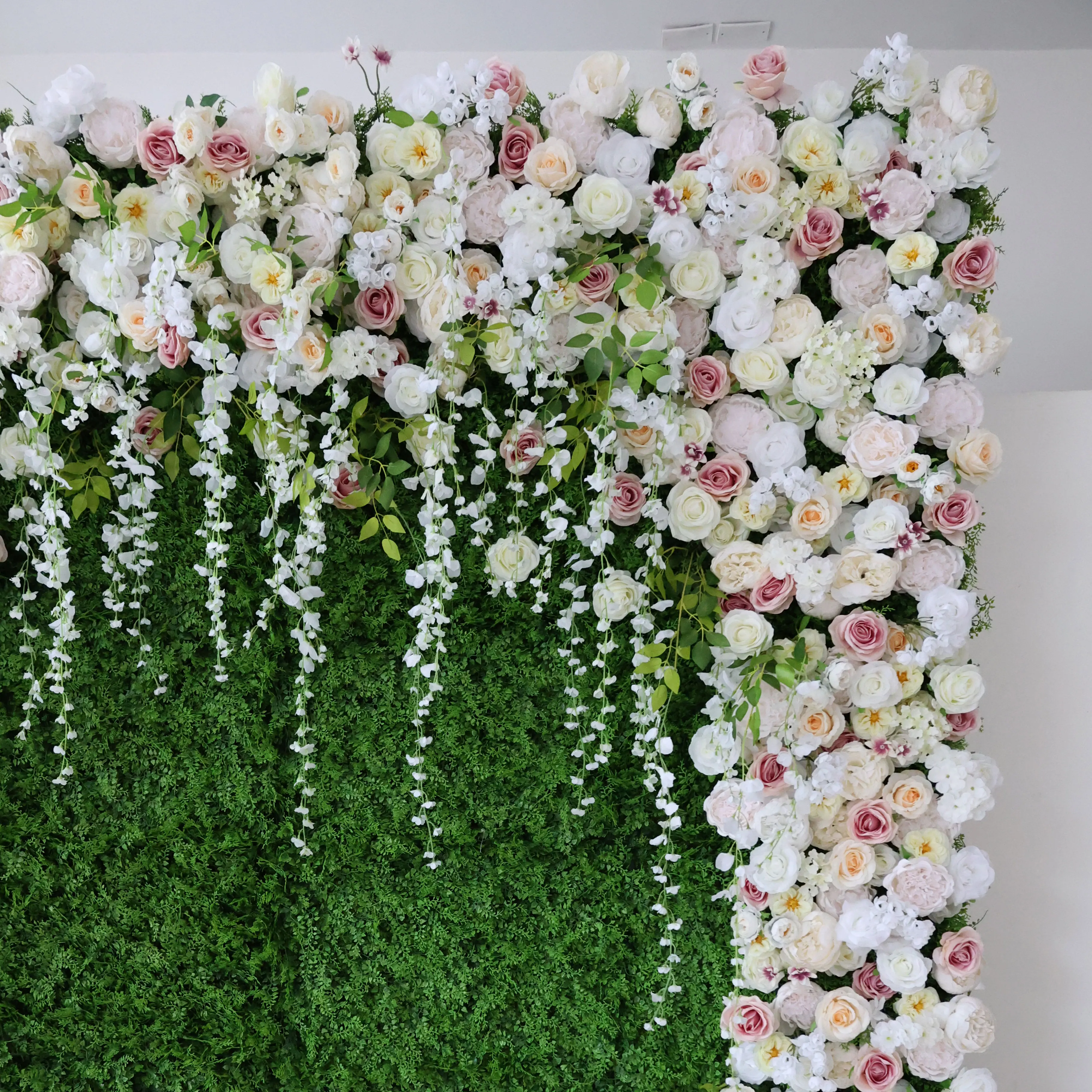 Imagem -05 - Yuliflower-roll-up Flower Wall Backdrop Painel Floral Artificial Pared Casamento Evento Floral Home Part 5d