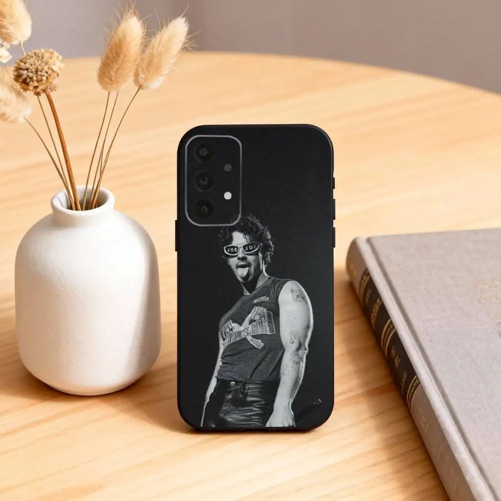 حافظة هاتف Singer J-Joe J-Jonas لهاتف سامسونج S25,24,23,22,30,21,10,9,Ultra,Plus,Lite,FE,4,5G حافظة سوداء ناعمة #6