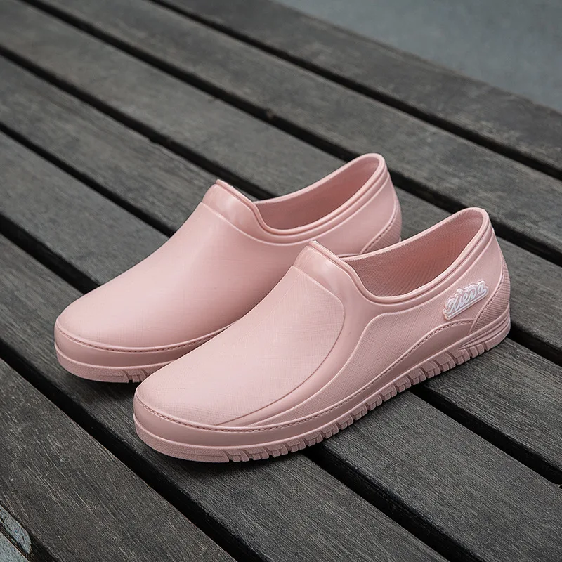 Four-season ，low-cut ，women's Rain Boots, Fashionable Outdoor， Adult Car， Wash Waterproof and Sea Fishing Rubber Shoes for Women