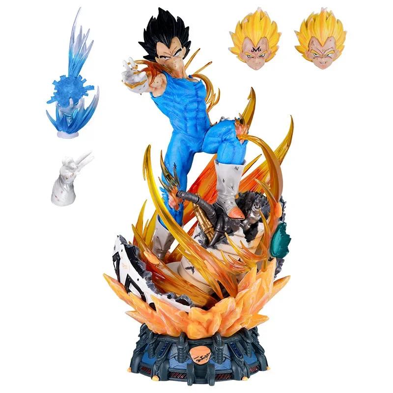 

Anime Figure Dragon Ball Three headed Statue Vegeta Devil Bust 1/4 LAST SLEEP GK Resin Action Figure Collectible Model Toy