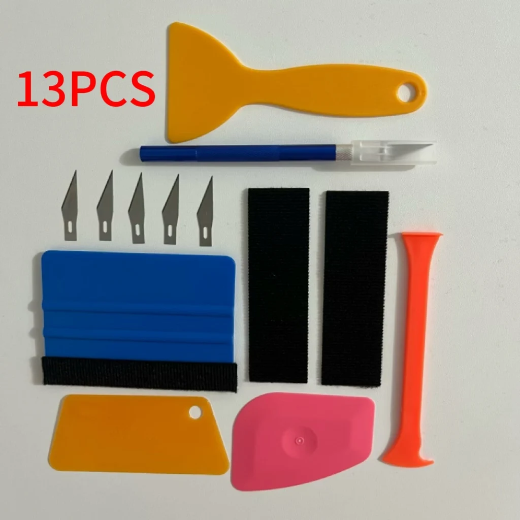 13pcs Car Window Tinting Tool Set Includes Multi-Functional Squeegee, Edge Trimmer, Vinyl Cutter Ideal Wallpaper Decal