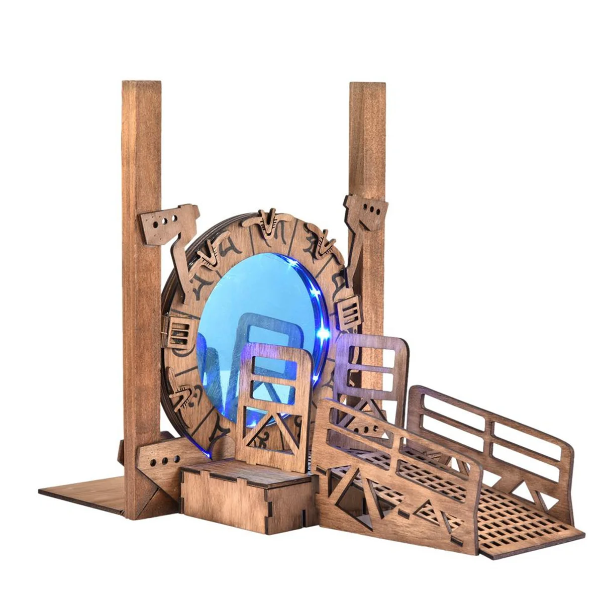 A51I Stargates Bookend Galaxy Gate Bookends Creatives -Border Time Tunnel Magical Portal Bookends for Office Book Shelf