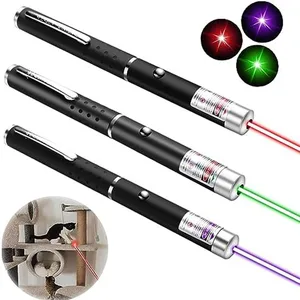 Portable laser pointer with LED flashlight, cat tickle toy, pet training Torch, fun pointer, without battery, mini 2 in 1, 2 in 1 10 Main Sales Lantern Laser - №8