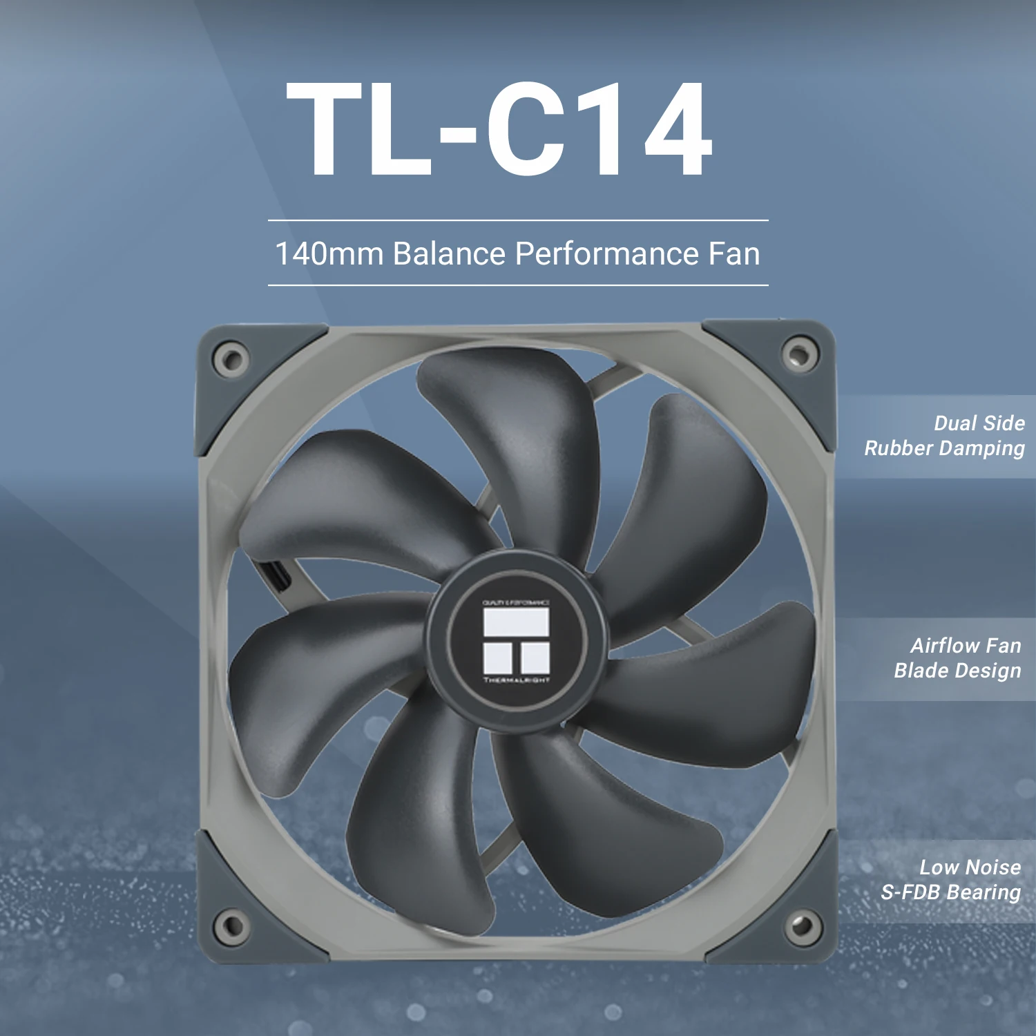 Thermalright TL-C12C-S X5 Ventilador de aire para CPU, ventilador silencioso de 120 mm, con