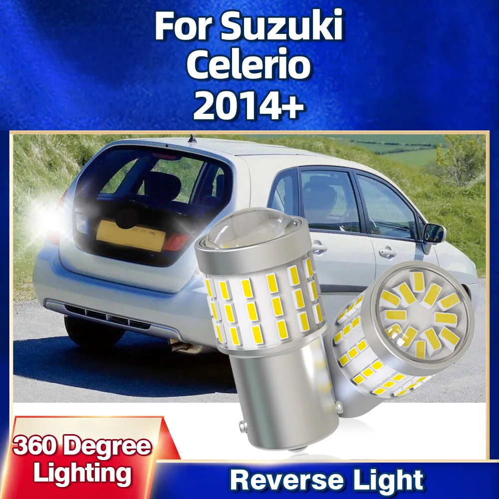 

2Pcs 3400LM LED Car Lamps 1156 BA15S P21W Reverse Lights Bulbs For Suzuki Celerio 2014-2016 2017 2018 2019 2020 2021 2022 2023