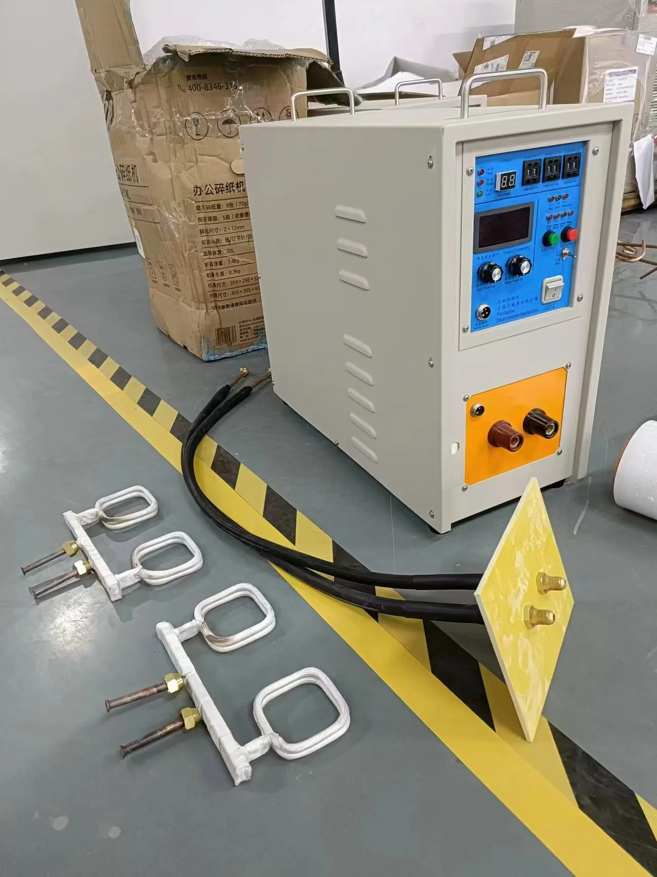 High frequency hand heating machine