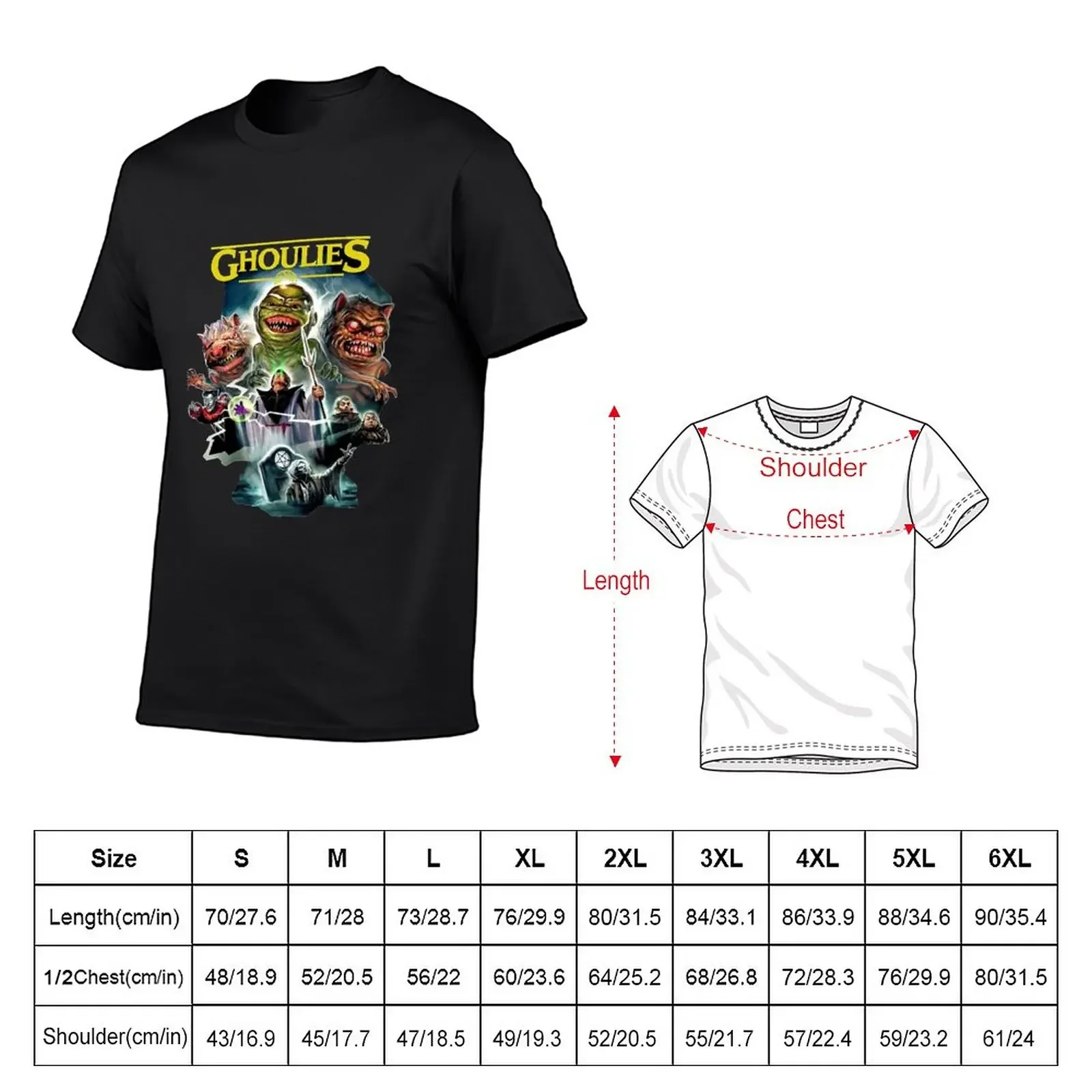 Characters Ghoulies horror movie classic T-Shirt anime sweat graphics men clothing