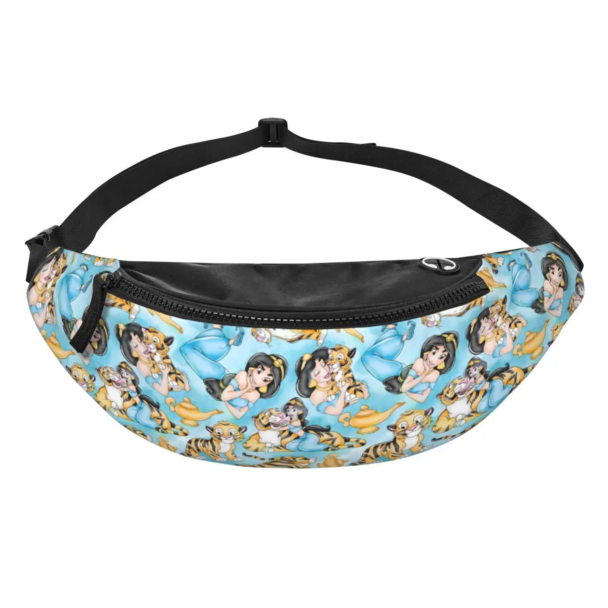 

Поясная сумка-бананка A-Aladdin с мультяшным принтом для путешествий, повседневная, милая, для мужчин и женщин, через плечо, для телефона и денег