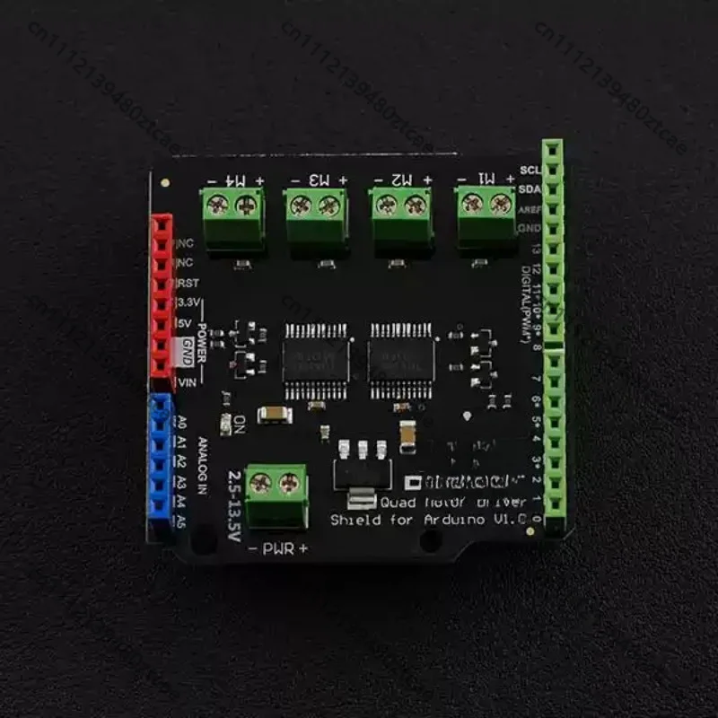 l Motor Drive Board DFRobot, High Efficiency DC Motor Speed Control Accessory for Coding Robot Chassis DIY Making
