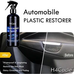 H4Cacle Plastic Restorer Back To Black Gloss Car Cleaning Products Auto Polish and Repair Coating Renovator for Car Detailing