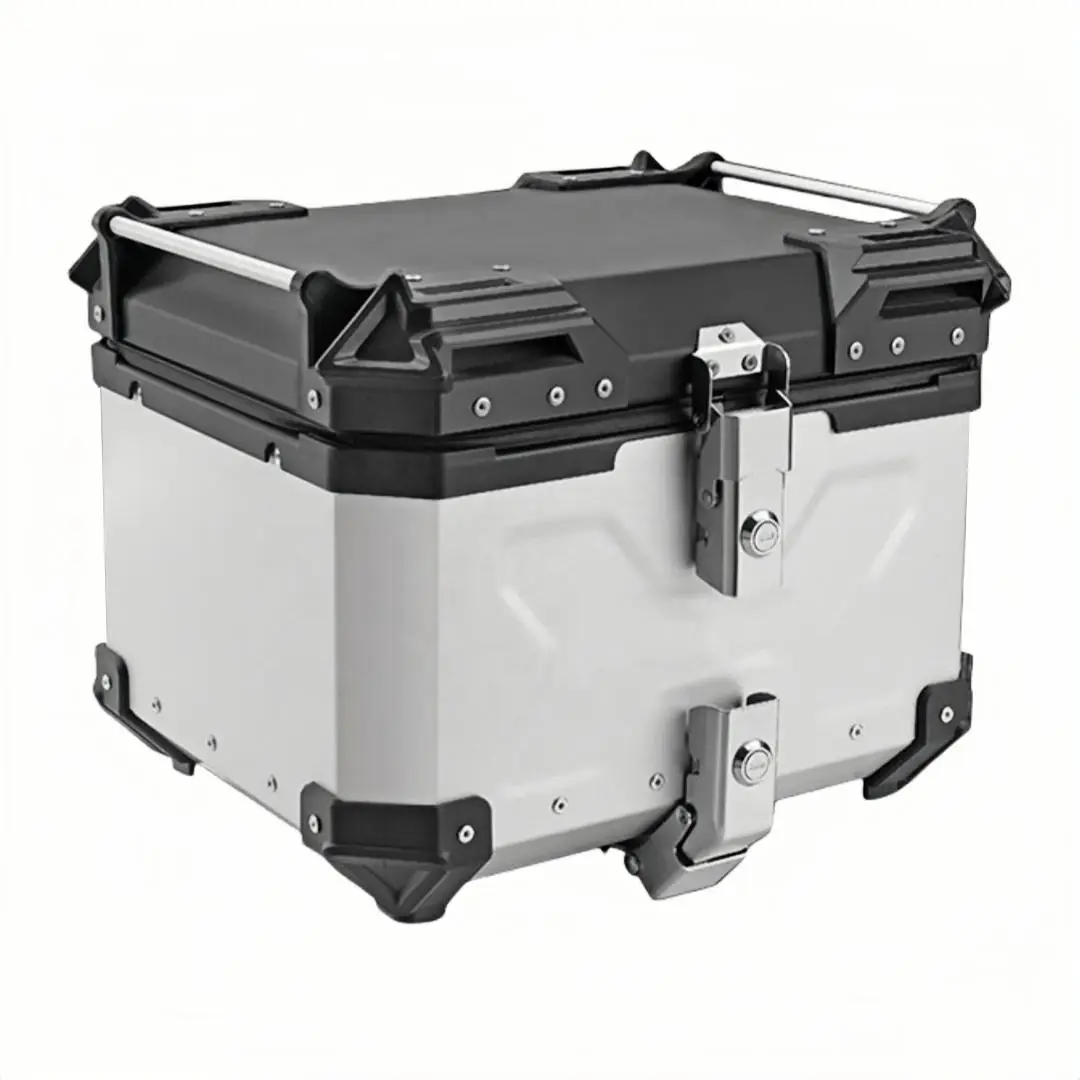 New B55L Aluminum Alloy Motorcycle Side/Trunk/Tail Box Top Case Replacement 2H999 Model 1 Year Warranty