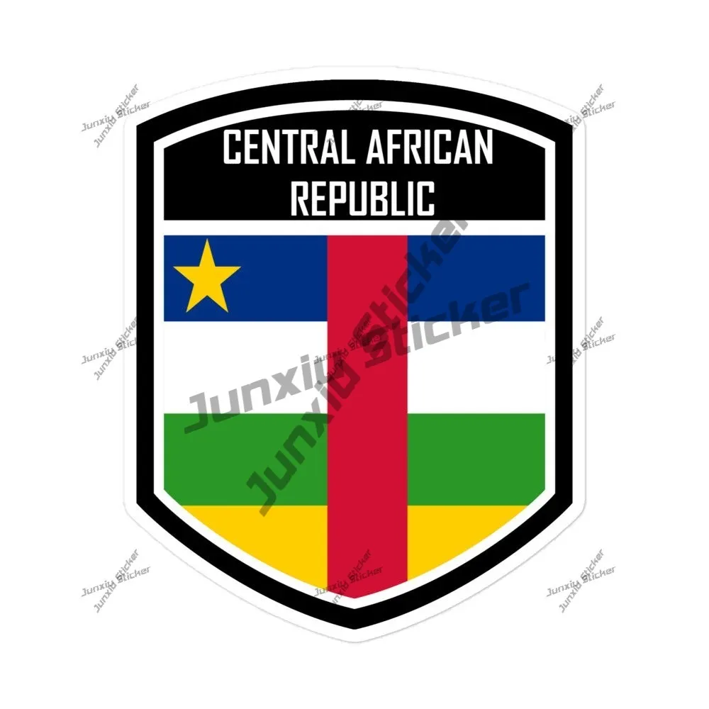 

Central African Republic Flag Emblem Sticker Bumper Window Motorsport Phone Trunk Guitar Cover Scratches Exterior Motorcycle Pvc