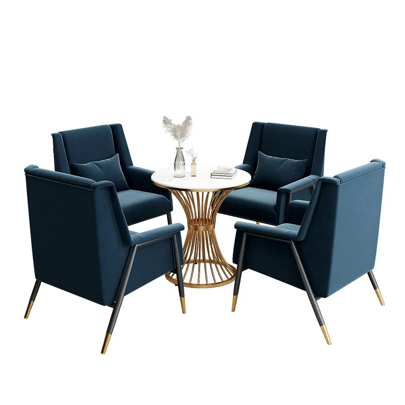 

Reception negotiation table and chair combination