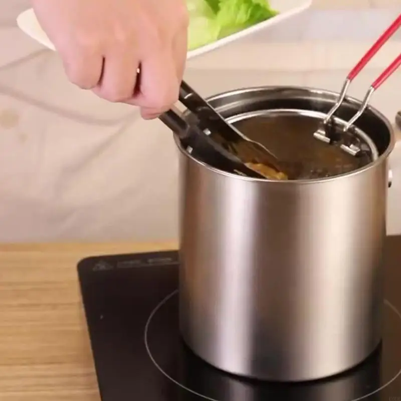   Stainless Steel Deep Fryers Frying Baking Pastry Tools Kitchen Cookware