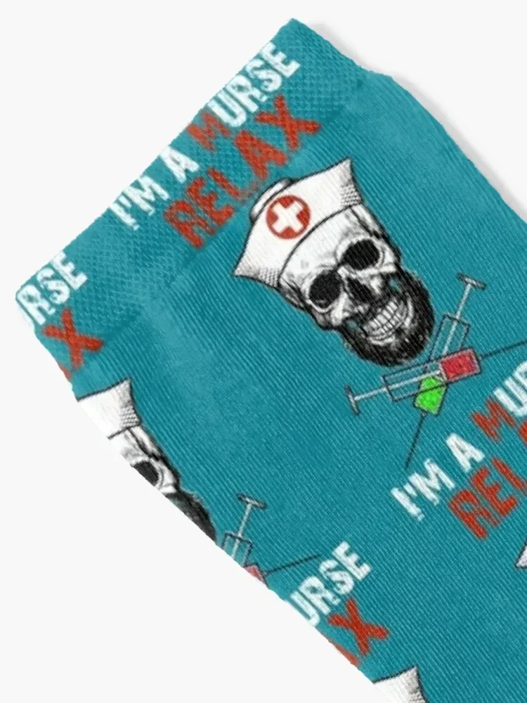 Funny Murse Male Nurse Gift Socks happy essential bright garter aesthetic Socks Male Women's