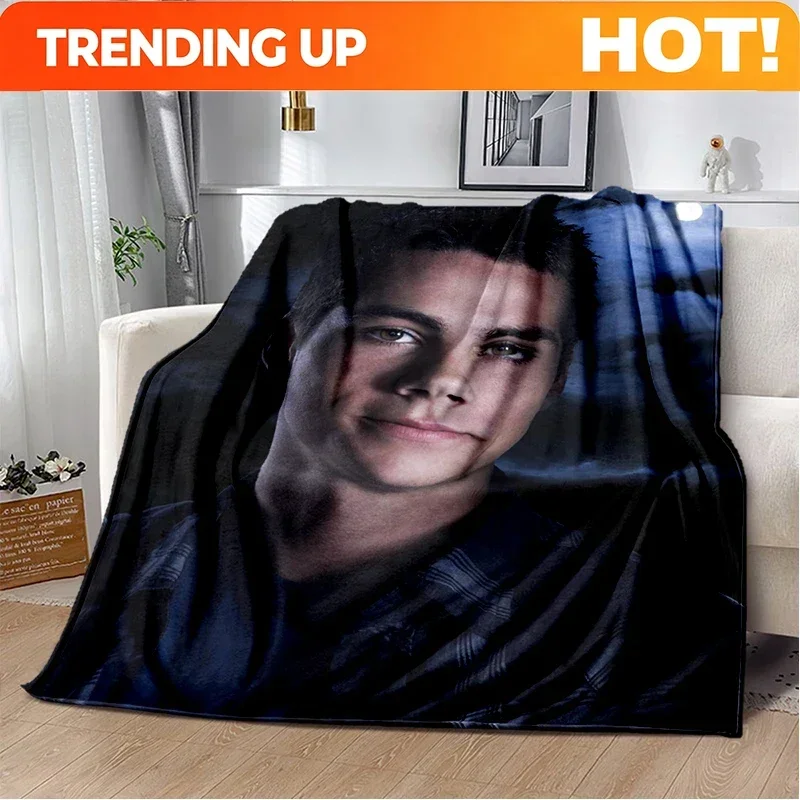 Custom 3D Dylan O’Brien DOB Actor Soft Plush Blanket,Flannel Blanket Throw Blanket For Living Room Bedroom Bed Sofa Picnic Cover