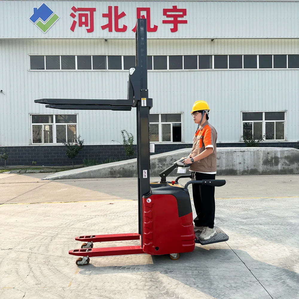 Customized 1.5-3 Ton Lithium-Ion Battery Pallet Stacker Model CPD-20 Electric Side Shifter For Freezer Warehouse Logistics CE Ce