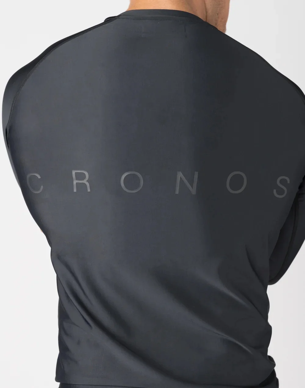 

CRONOS Men's Compression Sports T Shirts Gothic Print GYM Fitness Top Autumn Quick Dry Breathable Bodybuilding Long Sleeve Tee