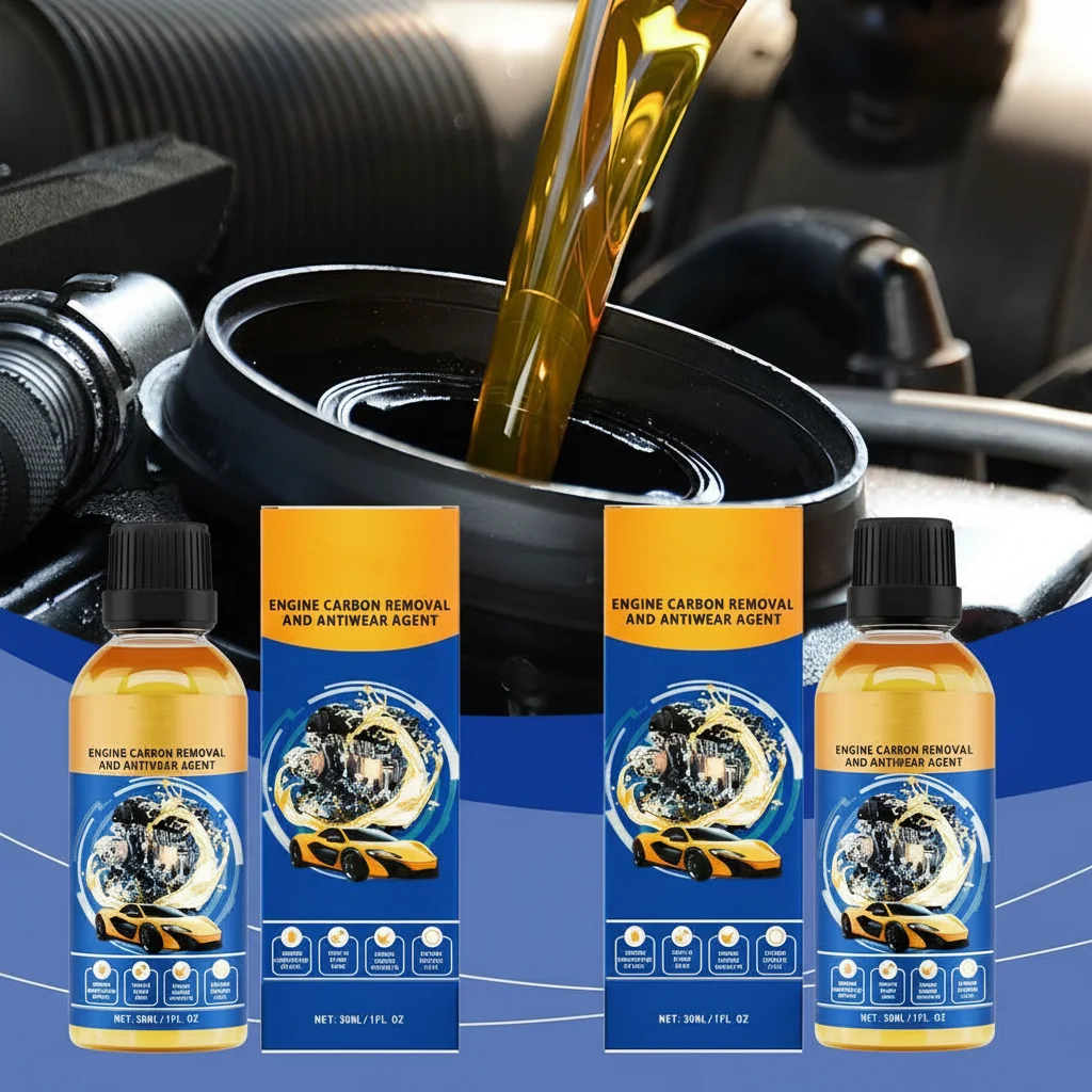 2 قطعة محرك السيارة مكافحة ارتداء وكيل واقية اسطوانة إصلاح وكيل المضافة النفط للعناية بالحرك الحد من الضوضاء صيانة السيارات #1