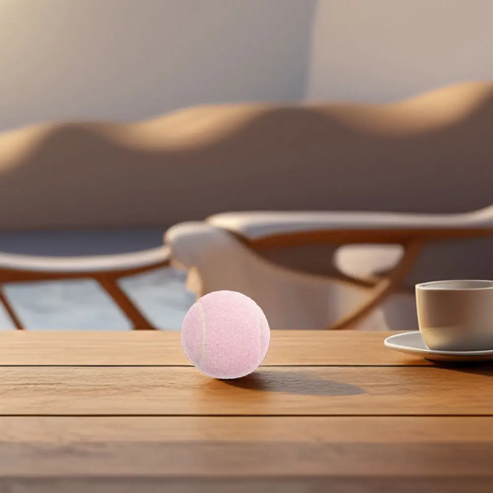 

5Pcs Tennis Balls for Beginner Lightweight Soft Color Easy Grip Elastic Training Practice Play Rubber Tennis