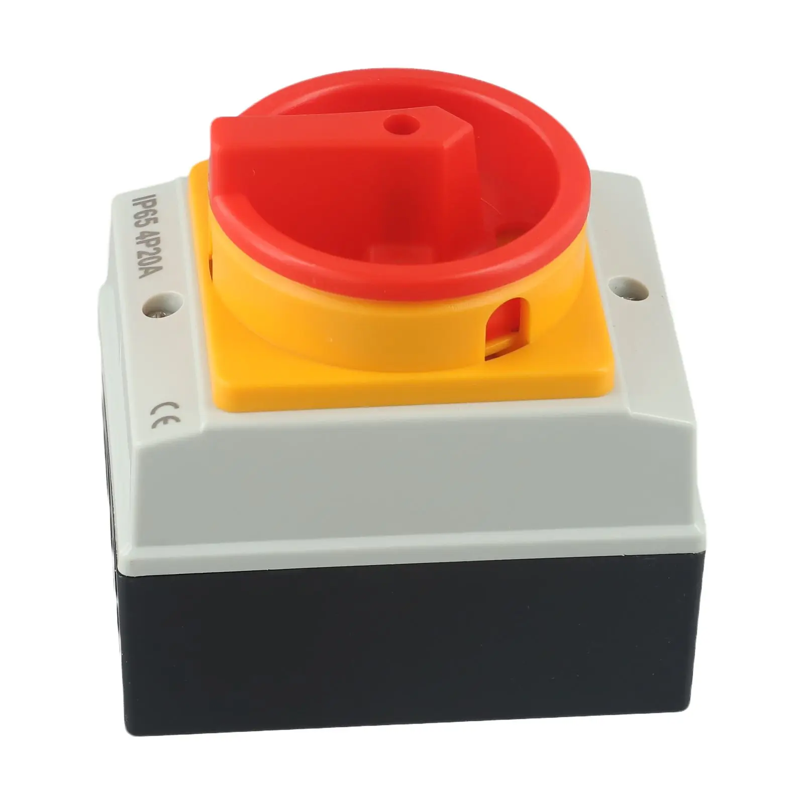 4P 20A 440V Main Switch Circuit Breaker Efficient Conductivity Silver Contacts 4P Rotary Switch For AC Circuits For AC Motors