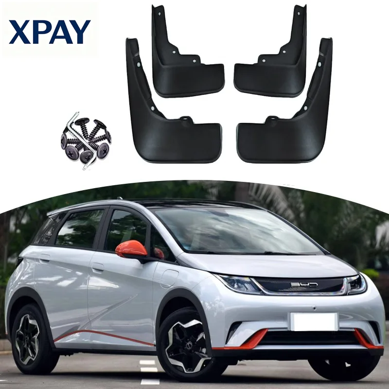 

For BYD Dolphin 2021-2025 Fender Modification Special Front and Rear Wheel Baffle Leather Decoration Flap Fender Mudguards