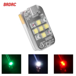 BRDRC Light Strobe for DJI Avata 2 Drone Light  LED Bike Aircraft Night Flying Lamp Flash Mini Flashing Warning Signal Light