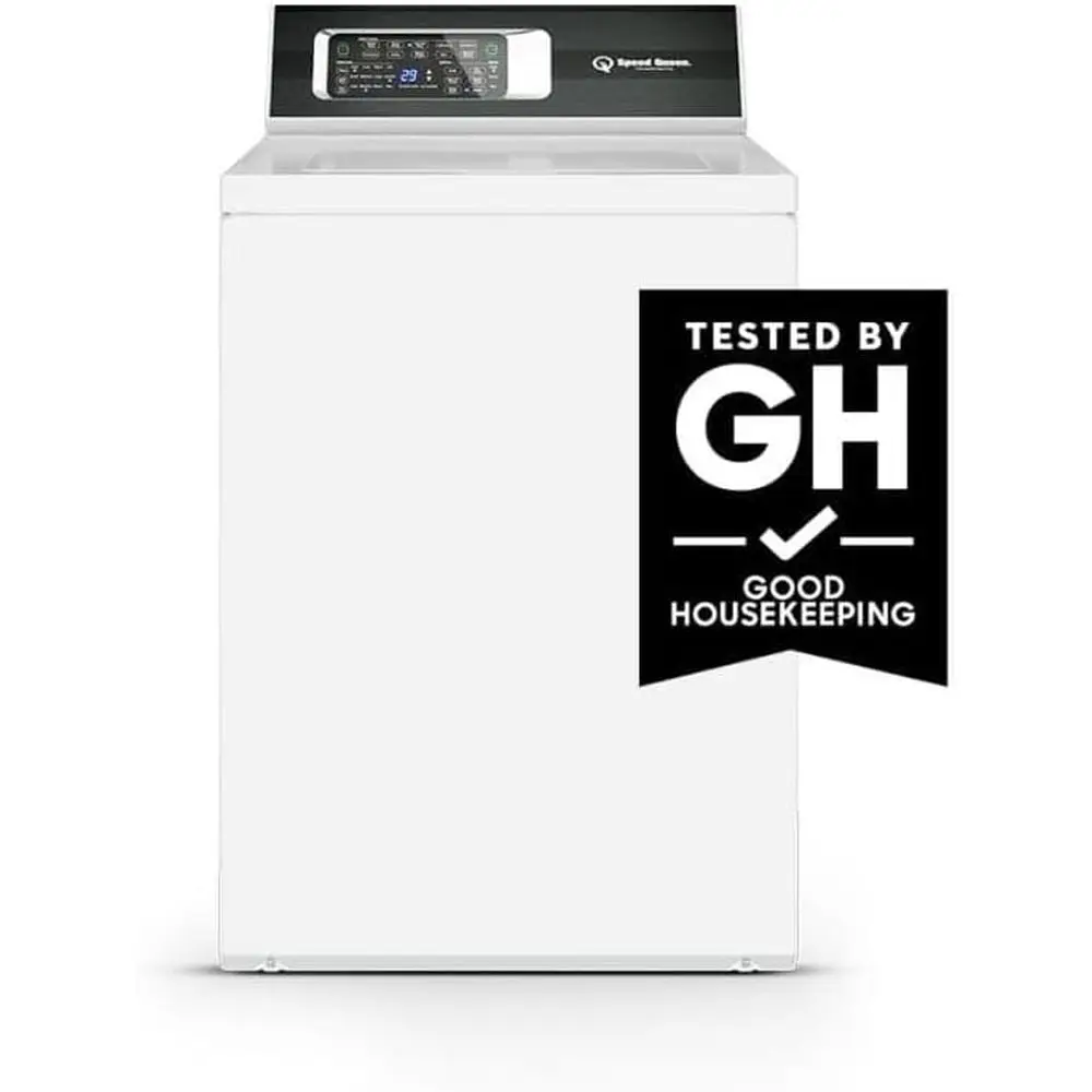 

26 Top Load Washer, 3.2 cu. ft., 840 RPM, Digital Controls, Stainless Steel Tub, White (8 Cycles)