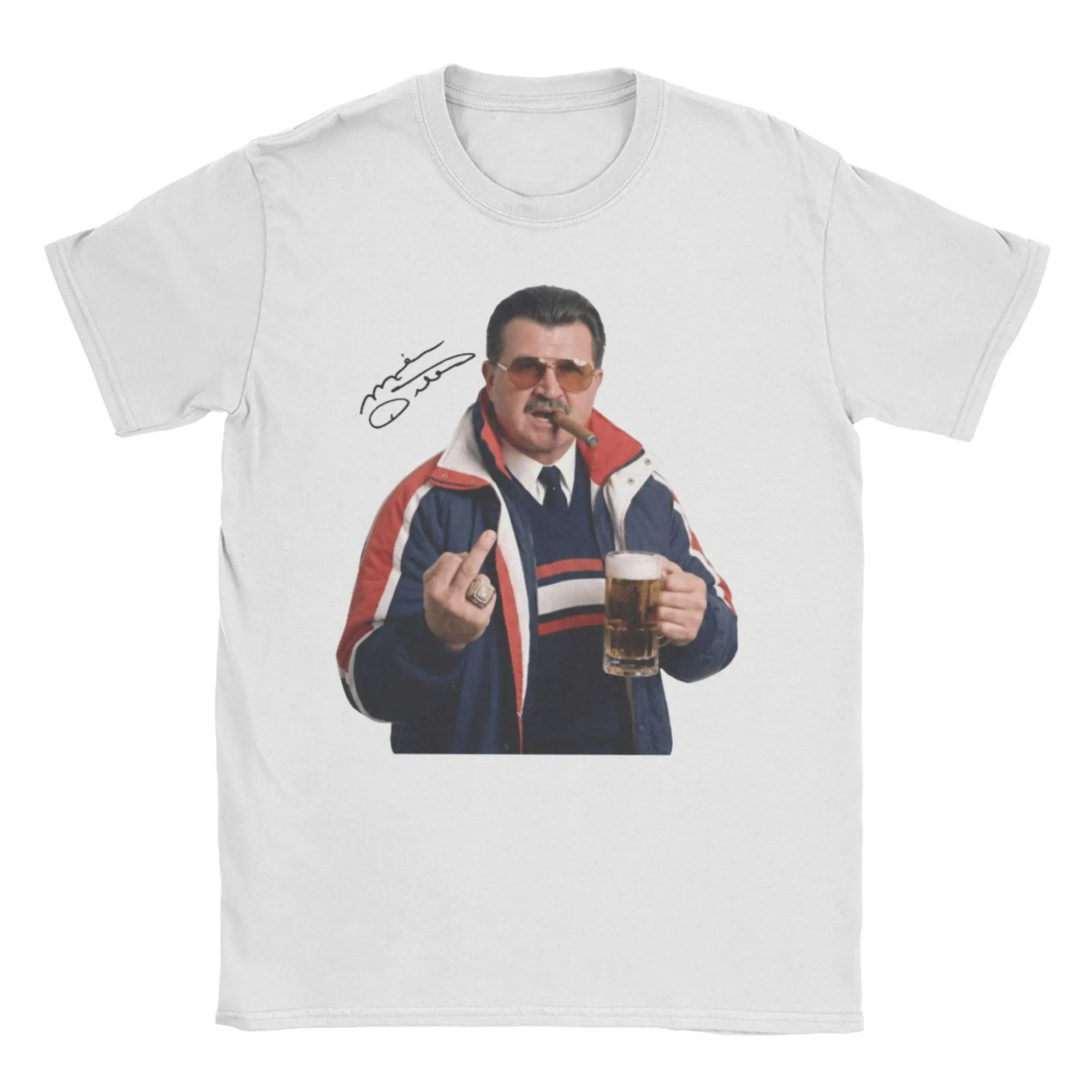 Men Women T-Shirts Mike-Ditka Da-Coach Funny Cotton Tees Short Sleeve  T Shirt Round Collar Clothing Gift Idea