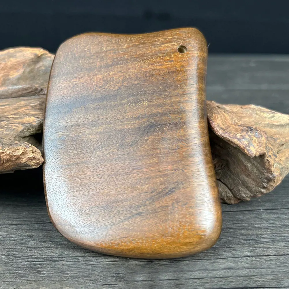 

2pcs Sandalwood Gua Board Body Scraper Massage Tool Face Neck Back Pain Relief Portable Travel Wooden Scraper