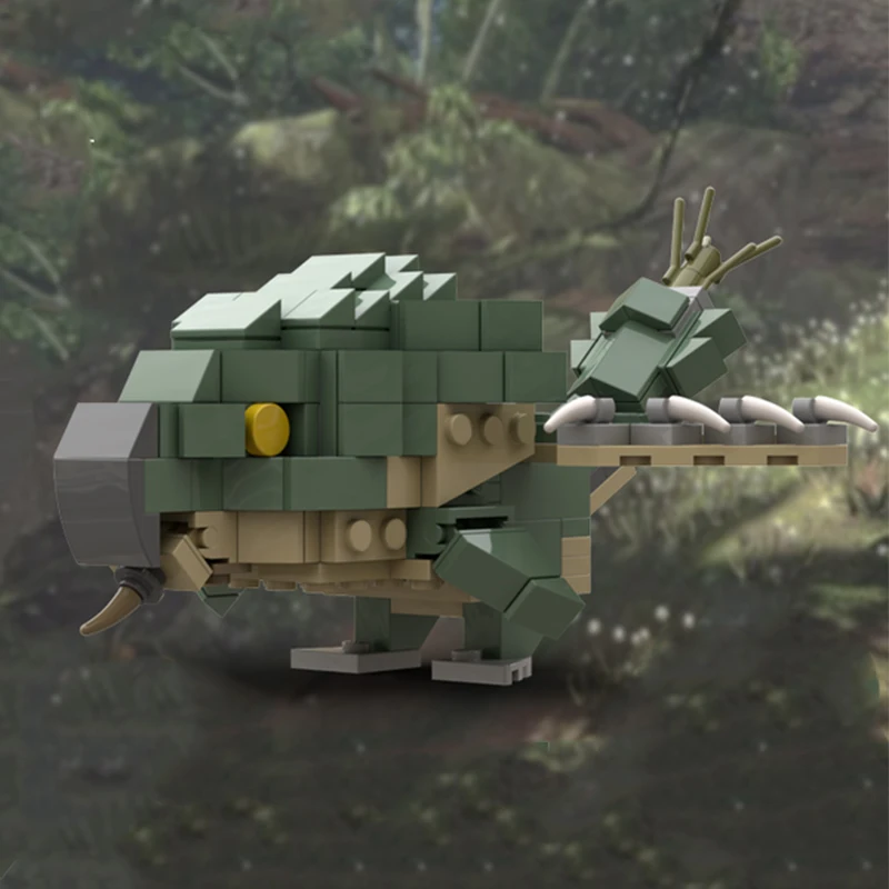 

208pcs MOC Rathian Redesign Brickheadz Model Building Blocks Construction Toys Christmas Gifts Education Brick Kids DIY Creative