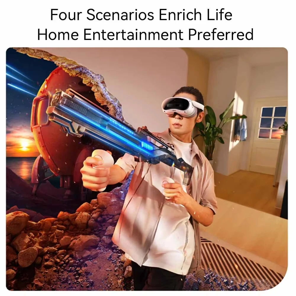 PICO 4 Ultra 256GB MR VR نظارات لعبة البث المتقدمة الكل في واحد سماعة الواقع الافتراضي نظارات ذكية مع جهاز تعقب الحركة