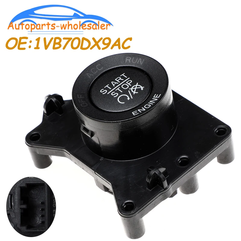 New Ignition Push Start Button Switch 1VB70DX9AC 1VB70DX9AD 1VB70DX9AB Fit For 2014-2018 Jeep Cherokee Car Accessories