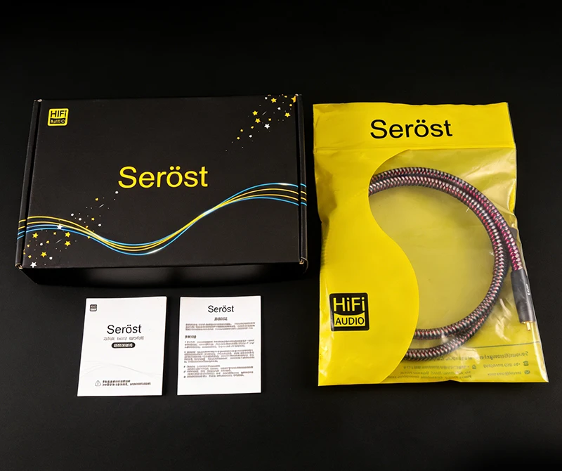 Serost HiFi 75 Ohm 99,9999% OCC Einkristall-Kupfer Digitales Koaxiales Audiokabel für DAC DSP Decoder COAX/SPDIF Anschluss – Detail 7