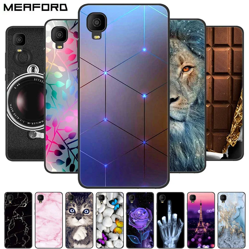 For TCL A30 Case 5102 Shockproof Soft silicone TPU Back Cover For TCL A3 A509DL Phone Cases TCLA30 A 30 Cute Cartoon Coque 5.5''