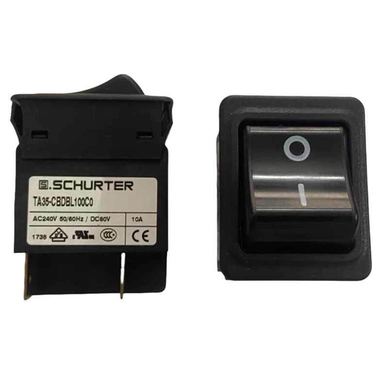 

1pcs/lots Switzerland SCHURTER Circuit Breaker Boat Switch 4-pin 2-speed 10A 4435.0070 TA35-CBDBL100C0