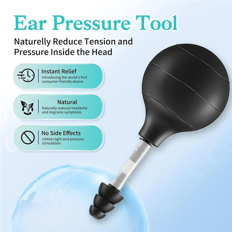 ABNO-Ear Pressure Tool, Ear Pressure Relief Suction Device, Migraine And Headache Relief Inner Ear Balance