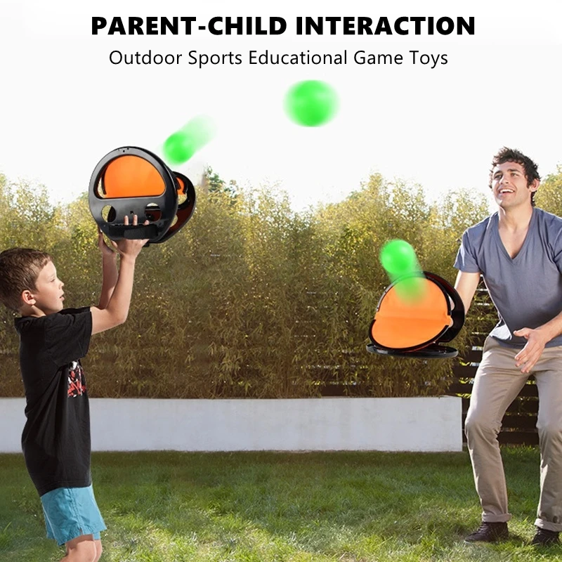 Kinder Wurf- und Fangball Sportspielzeug-Set Indoor Outdoor Eltern-Kind-Interaktion Sport Unterhaltung Lernspiel Spielzeug Geschenke