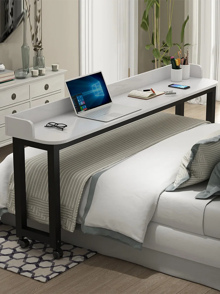 Movable computer table, cross bed table, home bedroom, customized lazy person writing desk, bedside table