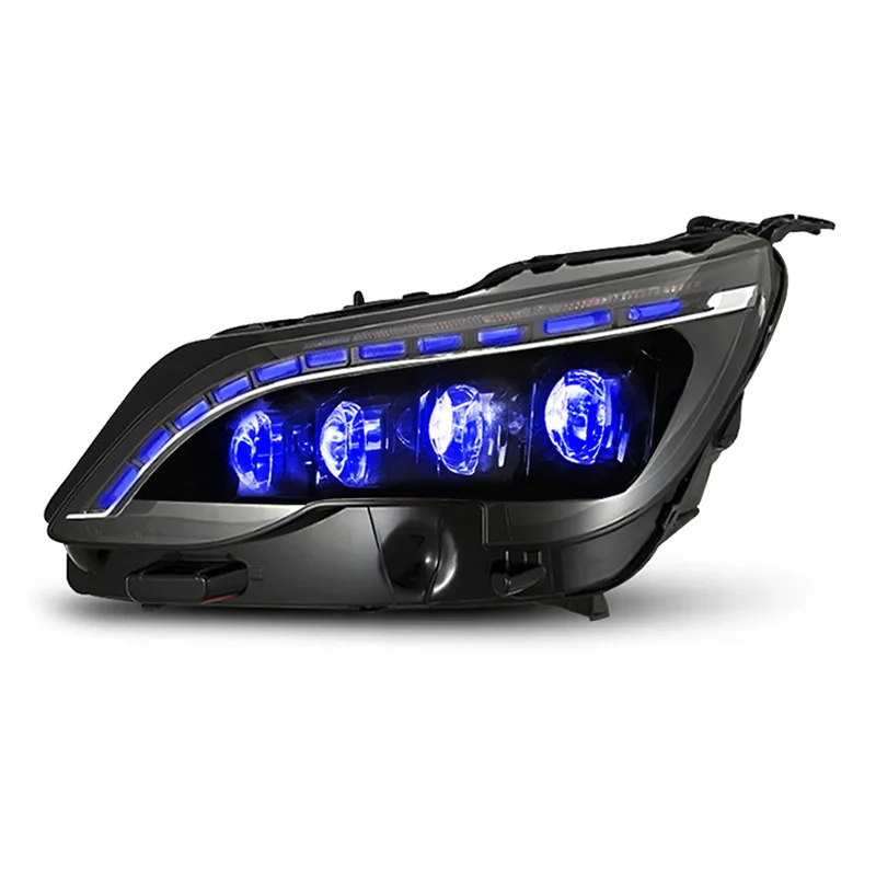 

Suitable for 4008/5008 modification to unlock a touch of blue LED daytime running light streamer steering crystal lens