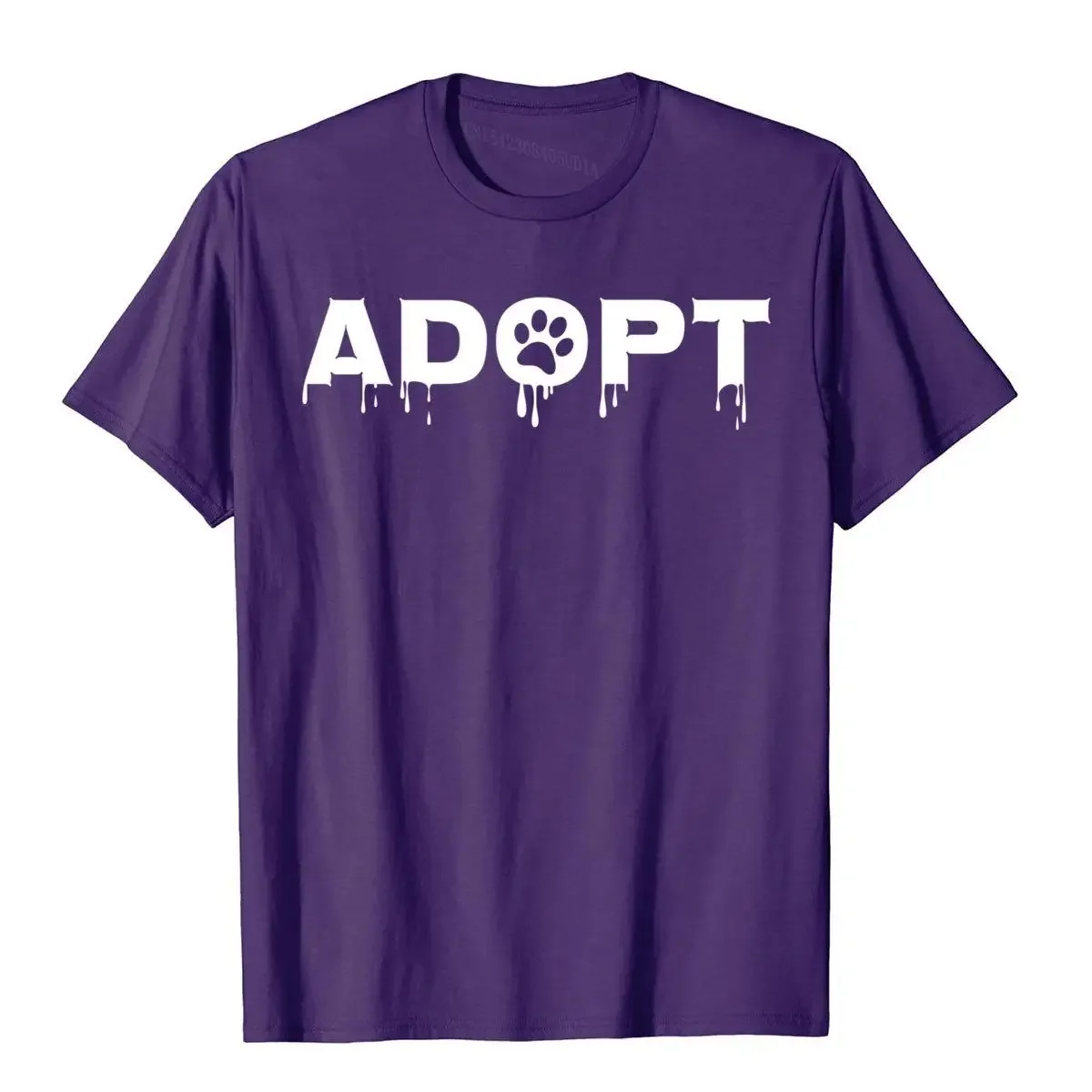 Adopt And Rescue Dog  Cat For Animal Lover Oversized Tees Tops T Shirt Brand England Style Cotton Men's Top T-Shirts Custom