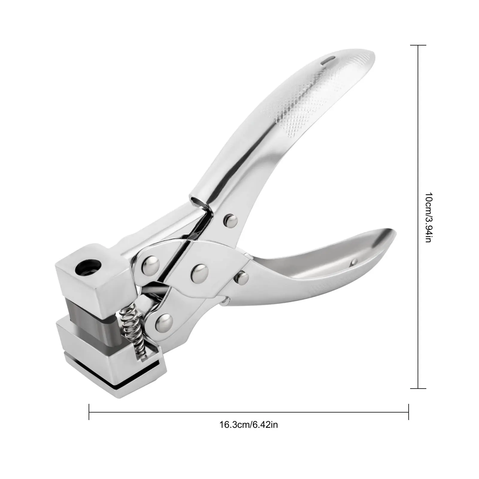 T Slot Shape Hole Punch, Steel Handheld Hanger Airplane Hole Punch Manual Butterfly T-Hook Clamp Pliers Cutter Id Punching Plast