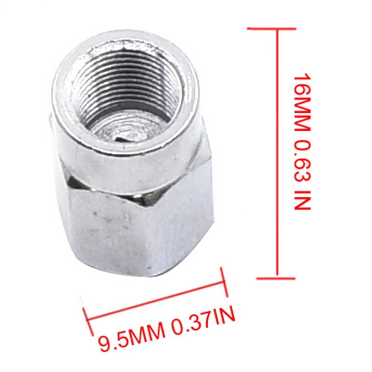 

ABNJ Flex Shaft Driver Cap for- Crankshaft Aluminum Nut Cap 2610916116 Drive Nut Adapter Part 225 Power Tool Acces