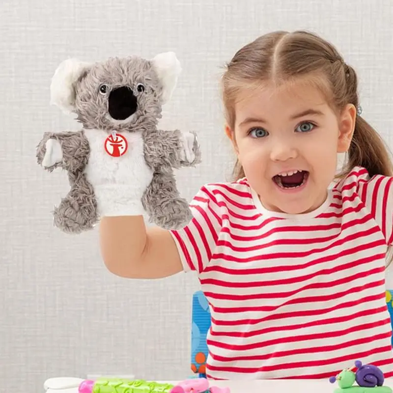 Marionnettes à Main en Forme d'Ours en Forme de Koala pour Homme, Jouet Créatif, Réaliste, Animal, Compagnon de Jeu