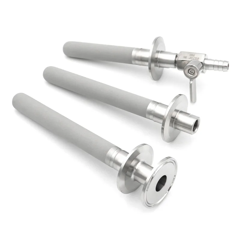SS316L kamień karbonizujący 50,5 Tri Clamp sanitarna stal nierdzewna 1/4 "NPT wlot gazu tlenowego dostawa piwa Homebrew element filtrujący