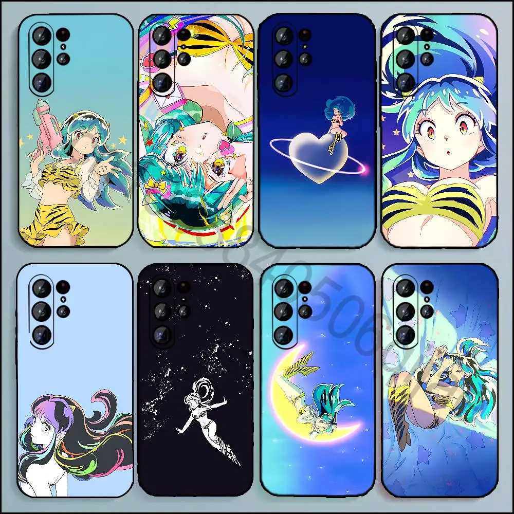 L-Lum Phone Case For Samsung Galaxy A13,21s,22,31,32,52,53,71,80,A91 Soft Black Shell